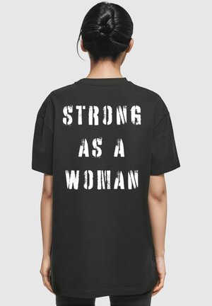 WD - STRONG - Printtipaita - black