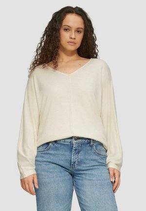 Langarmshirt - beige