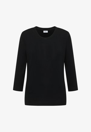 Cecil, IN UNIFARBE - Langærmet T-shirt - schwarz