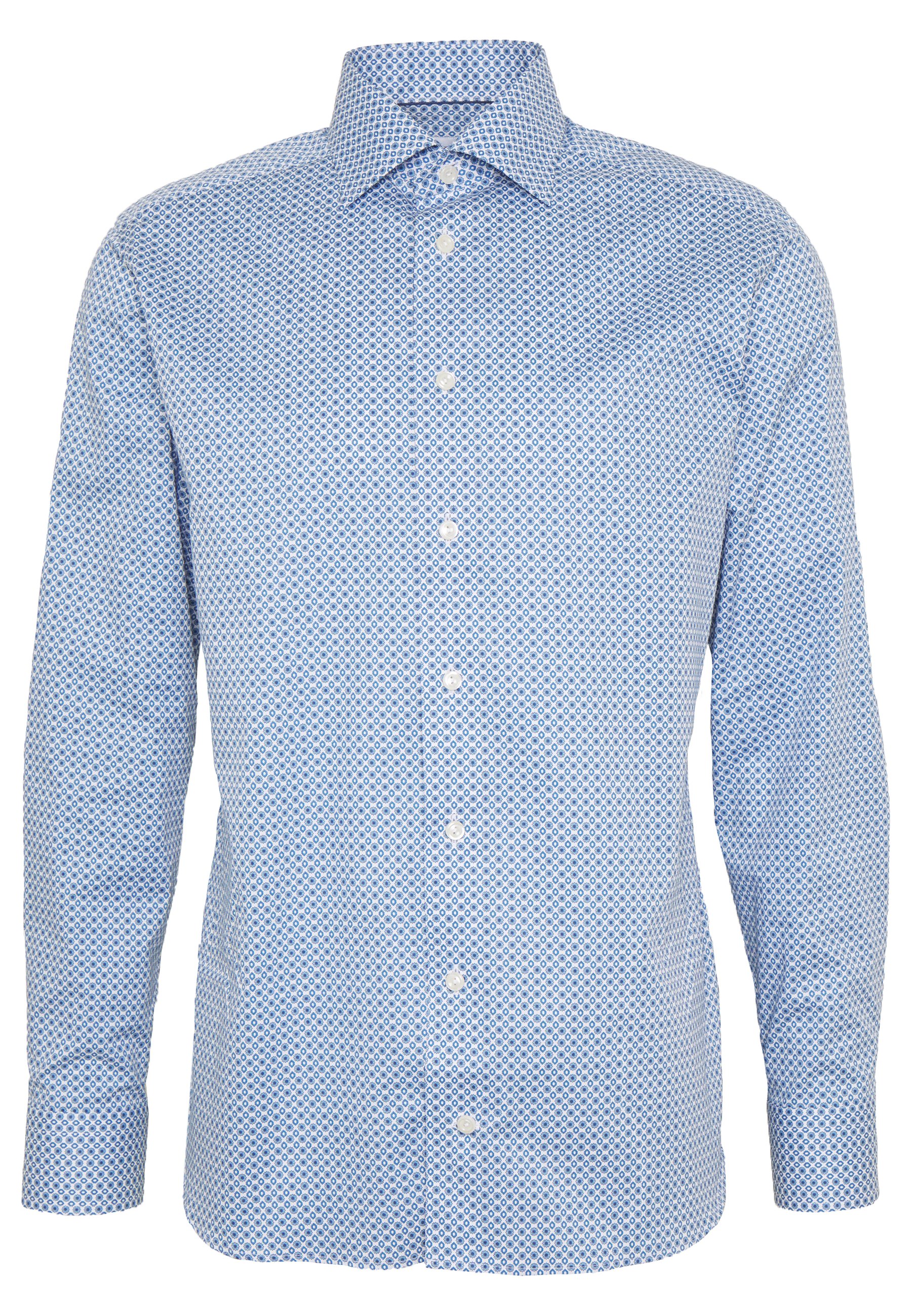 Eton SLIM FIT Finskjorte bluewhite Zalando.no Eton SLIM FIT - Finskjorte - blue/white