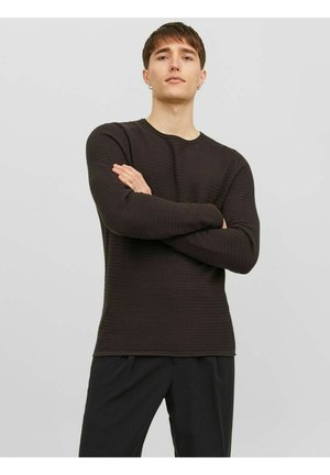 Jack & Jones, Knitted Plain Knitted - Maglione - chocolate torte
