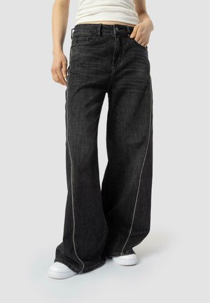 ALINA GLAM  - Wide Leg - dark college grey