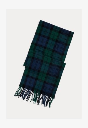 Polo Ralph Lauren TARTAN FRINGE WOOL SCARF - Sál - blackwatch
