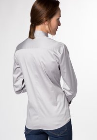 Eterna SATIN SHIRT - REGULAR FIT - Hemdbluse - grau