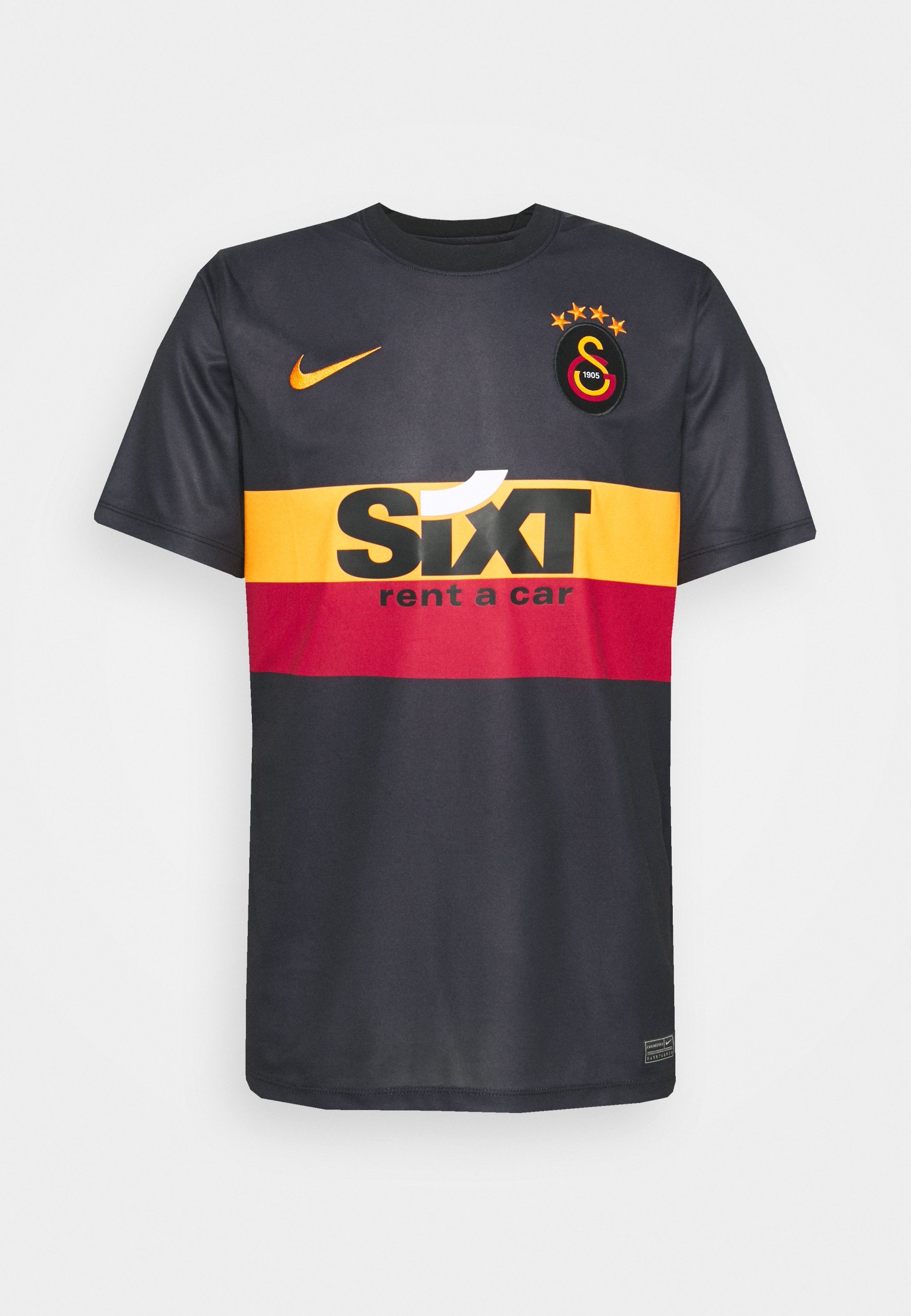 Nike Performance GALATASARAY ISTANBUL - Club wear - black/vivid  orange/black - Zalando.co.uk