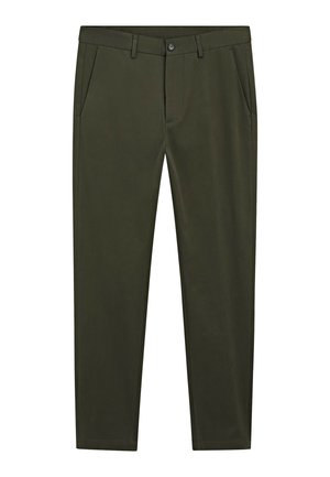 Massimo Dutti, COTTON BLEND SLIM FIT PANTS - Chino - khaki