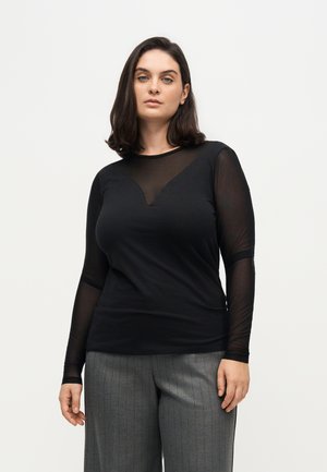ONLY Carmakoma, CARLIVELOVE LONGSLEEVE - Блуза с дълги ръкави - black