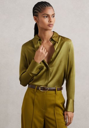 Reiss Button-down blouse - light green