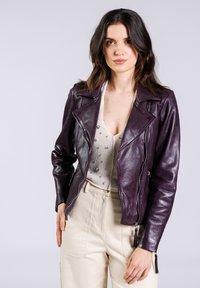 Freaky Nation BIKER PRINCESS - Nahkatakki - midnight plum