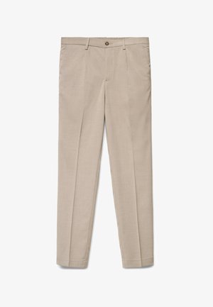 Calliope, PANTALONE LUNGO TINTA UNITA - Stoffhose - beige melange