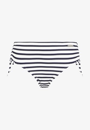 Venice Beach, Bikini-Hose - weiß marine gestreift