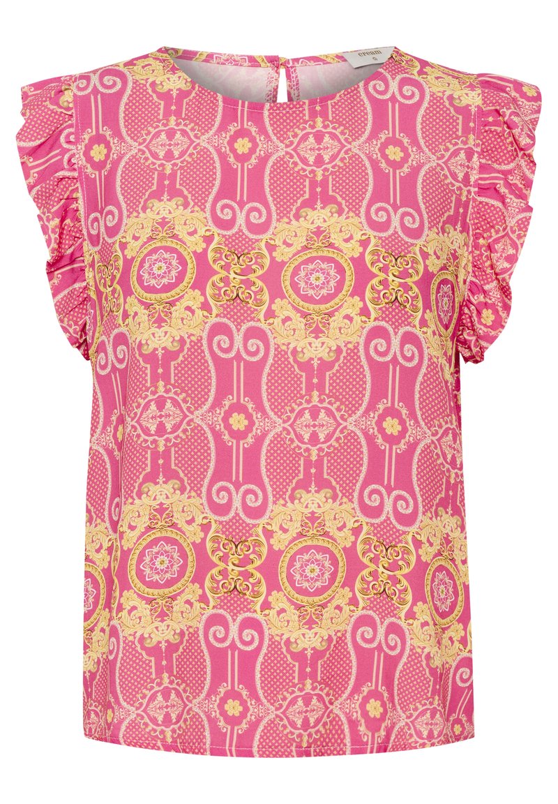 Cream Blouse donkerroze