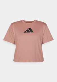 TRAIN ESSENTIALS BIG LOGO  - T-shirts med print - warm clay