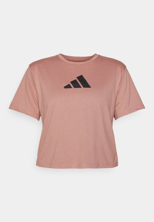 TRAIN ESSENTIALS BIG LOGO  - Print T-shirt - warm clay3