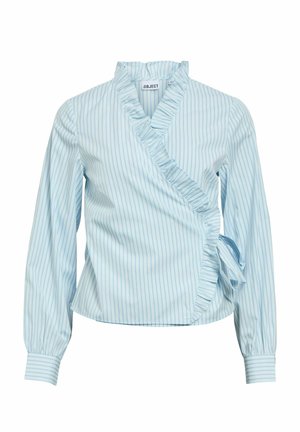 Object, OBERTEIL WICKEL - Bluse - kentucky blue