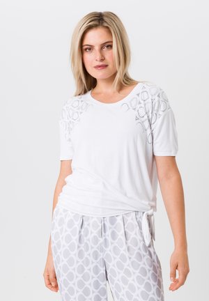 Print T-shirt - weiss