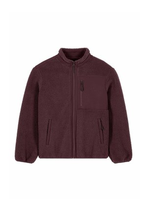 AMORE EMBROIDERY UNISEX SHERPA - Fleecejacke - bordeaux