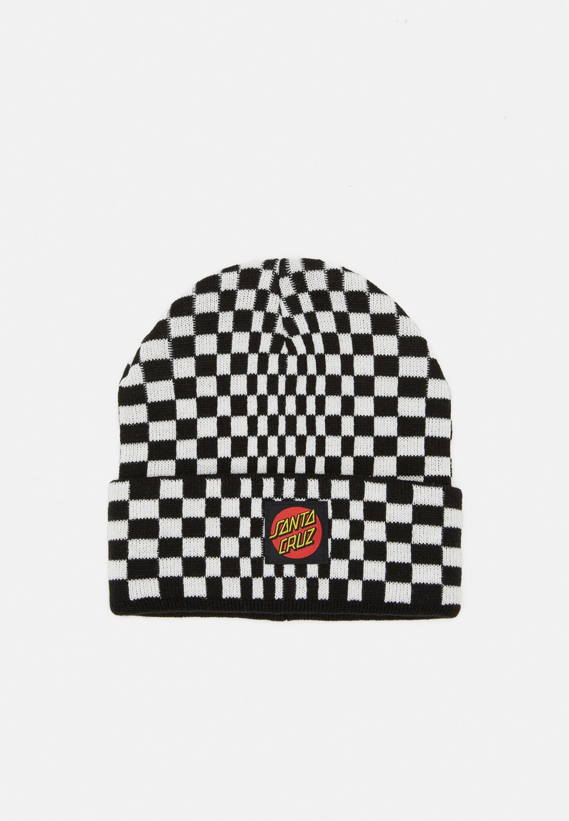Santa Cruz SWINDLER BEANIE UNISEX - Adīta cepure - black/white