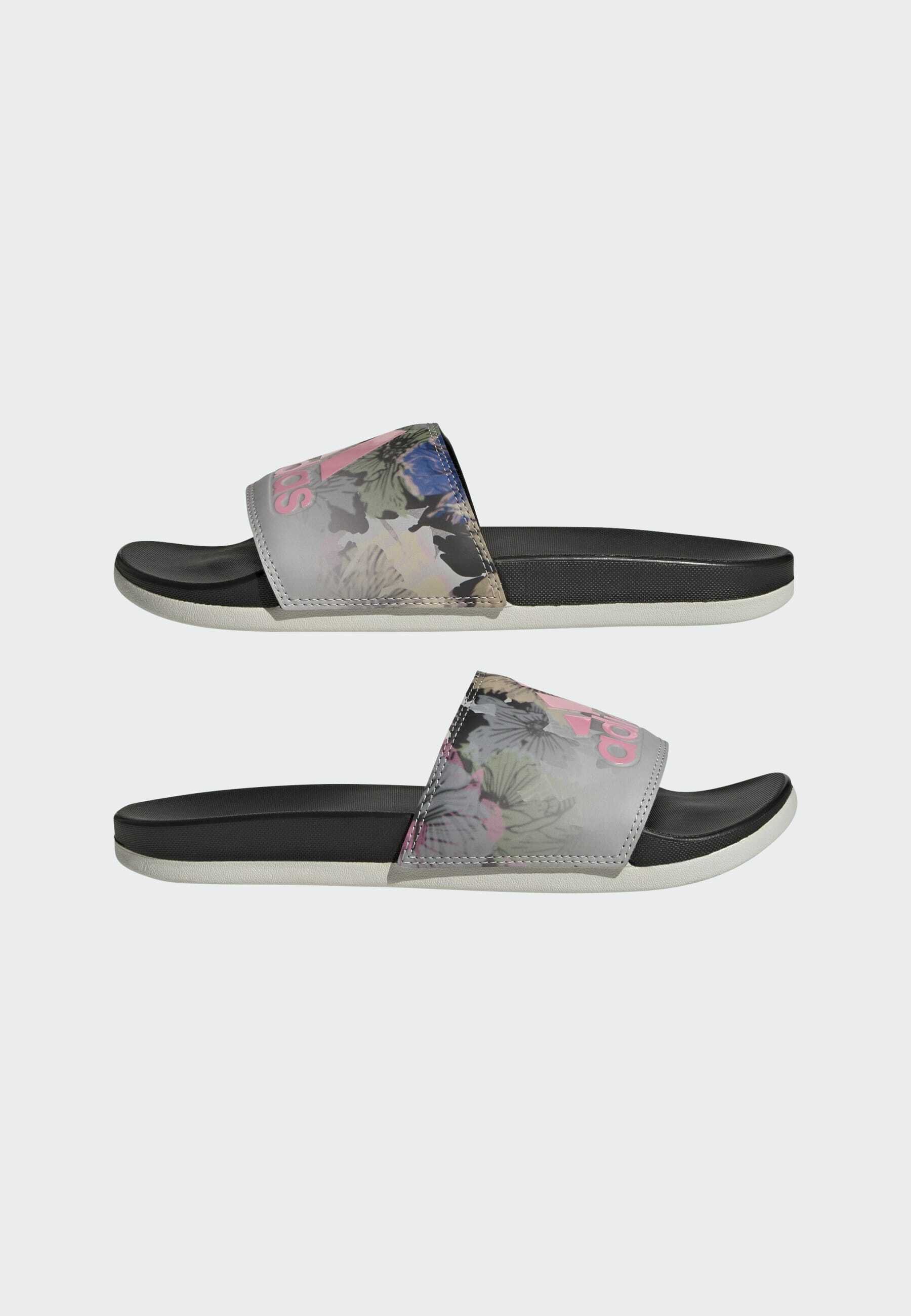 adidas Performance ADILETTE COMFORT - Badslippers - grey/grijs - Zalando.be