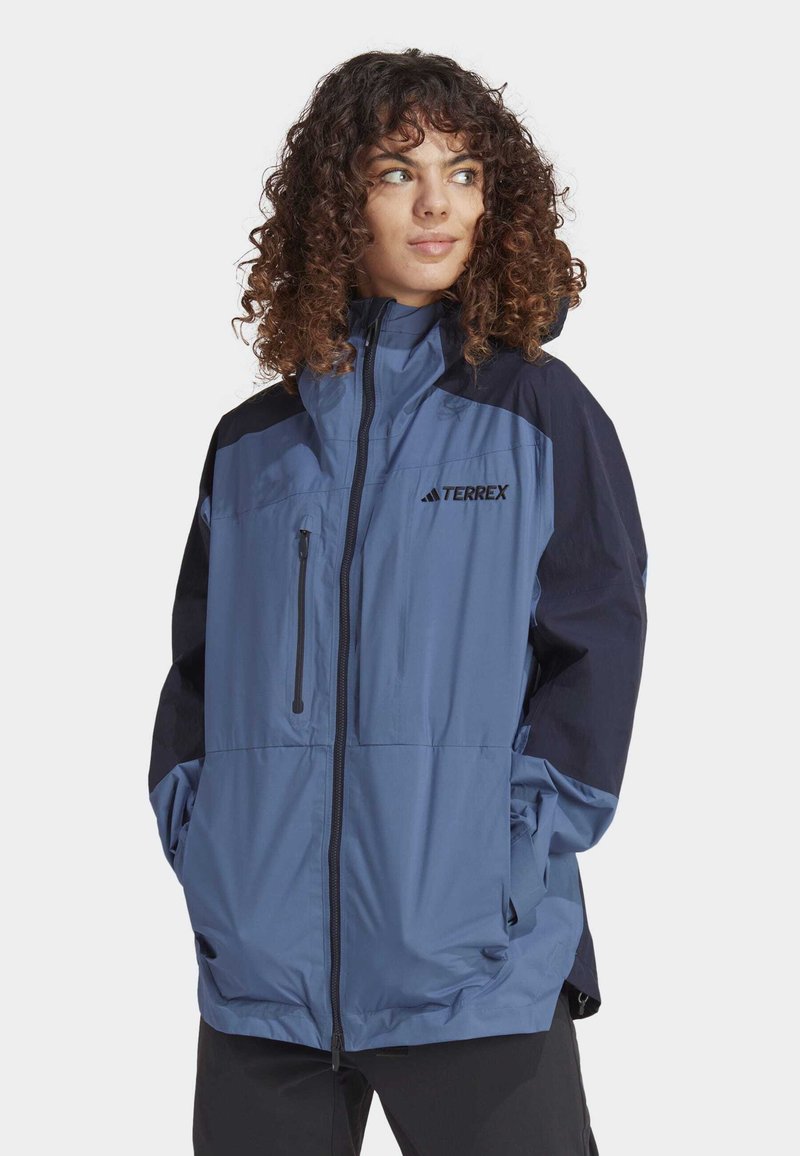 adidas Performance W XPLORIC RR J Waterproof jacket steel/grey