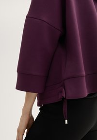 TOM TAILOR Sweater met rits - blackberry