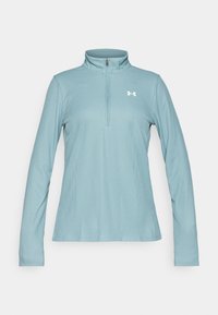 1/2 ZIP - Top s dlouhým rukávem - serpentine/white