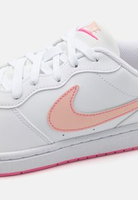 Nike Sportswear COURT BOROUGH LOW RECRAFT - Trainers - white/arctic orange/pinksicle
