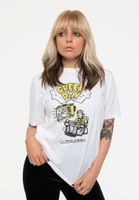 Paradiso Clothing GREEN DAY LONGVIEW UNISEX - Print T-shirt - white