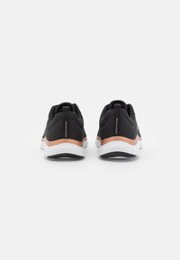 Skechers Wide Fit FLEX APPEAL 4.0 - Tenisky - black/rose gold