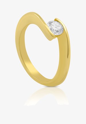 MUAU Schmuck SOLITAIRE RING DIAMANT 0.50CT. - Ring - gelbgoldfarben