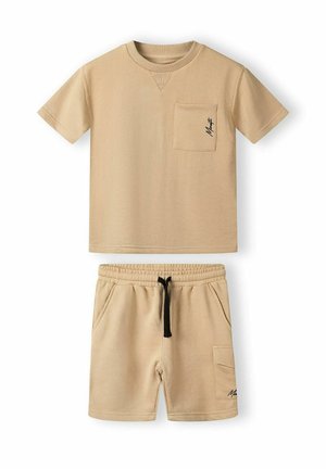 SHORT SLEEVE SET - Shorts - tan