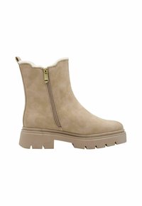 Marco Tozzi CHELSEA  - Bottines à plateau - beige