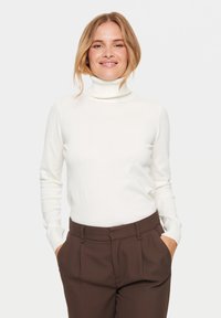 Saint Tropez - J2046 MILA ROLLNECK  - Jersey de punto - ice Imagen en miniatura 1