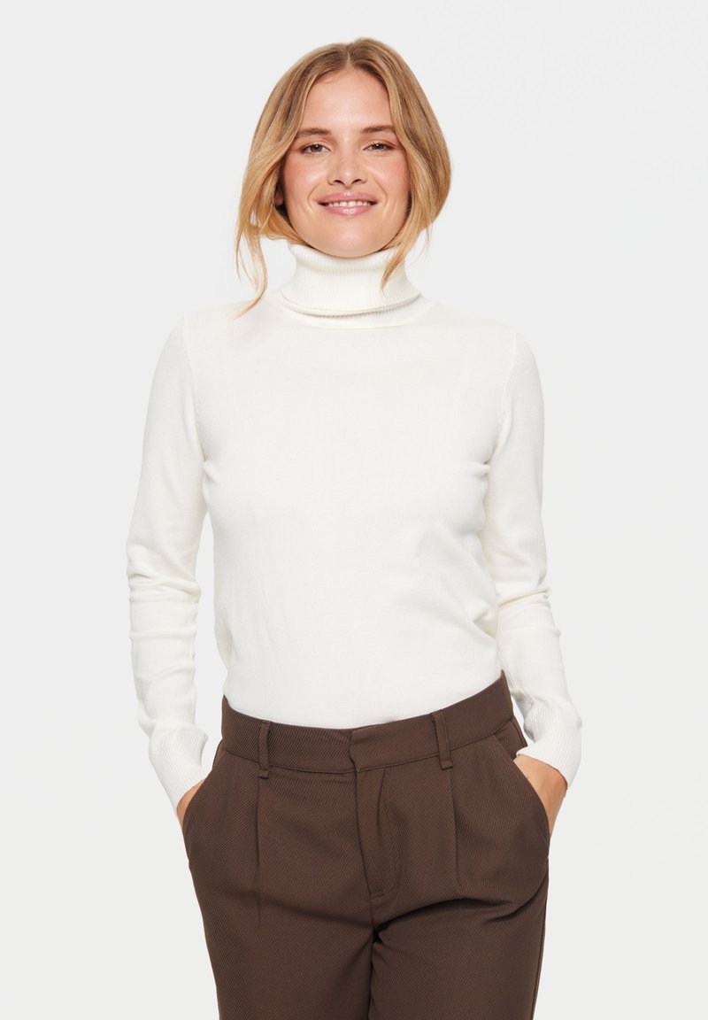 Saint Tropez - J2046 MILA ROLLNECK  - Jersey de punto - ice, Ampliar