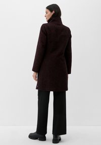 s.Oliver Manteau classique - dark red heringbon