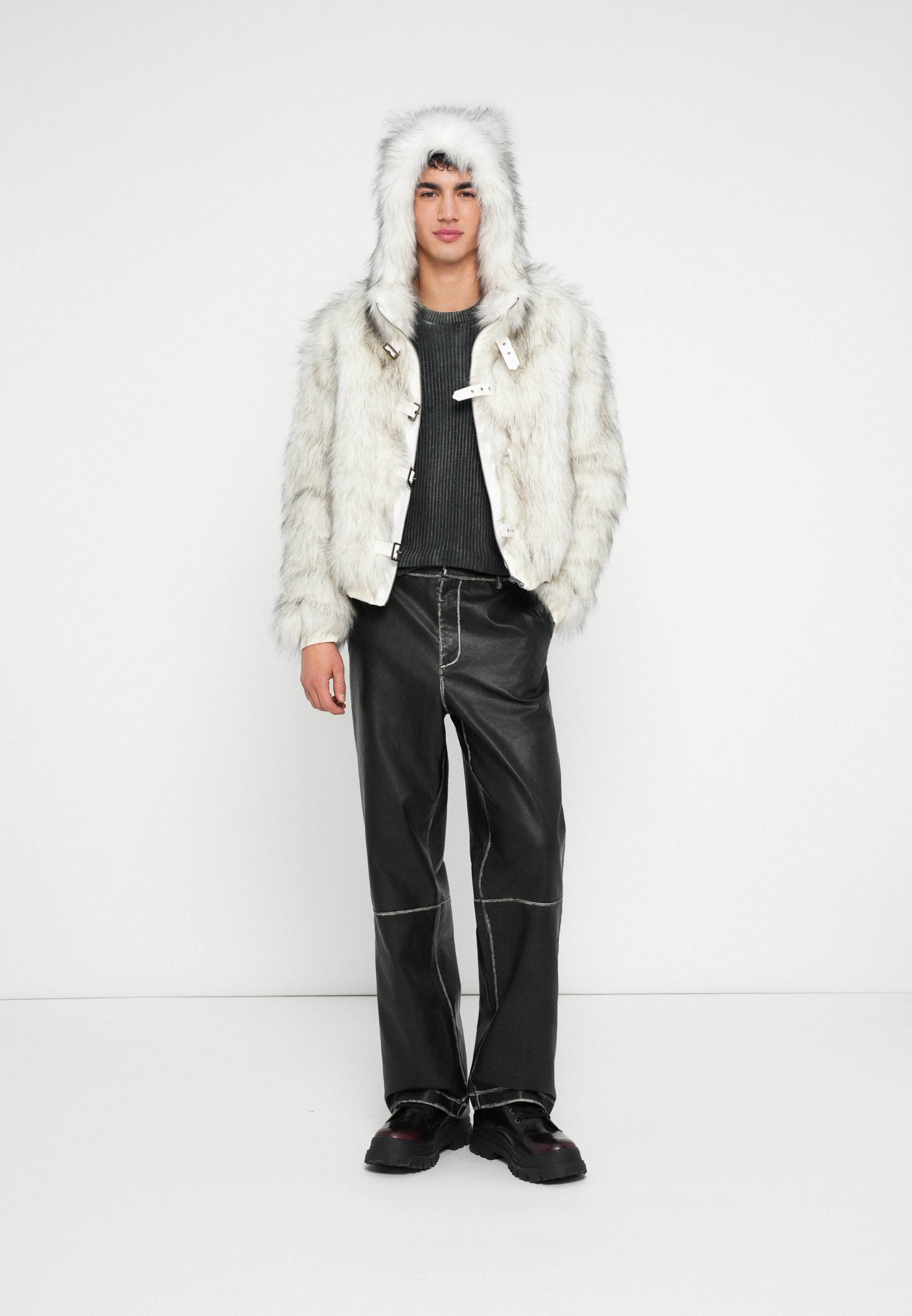 Jaded London MENDOZA JACKET - Winter jacket - off-white - Zalando.ie