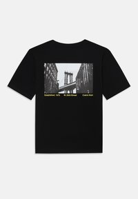 Calvin Klein Jeans CITY SCENE - Marškinėliai su spaudiniu - black