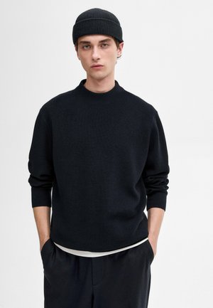 Massimo Dutti Maglione - dark blue