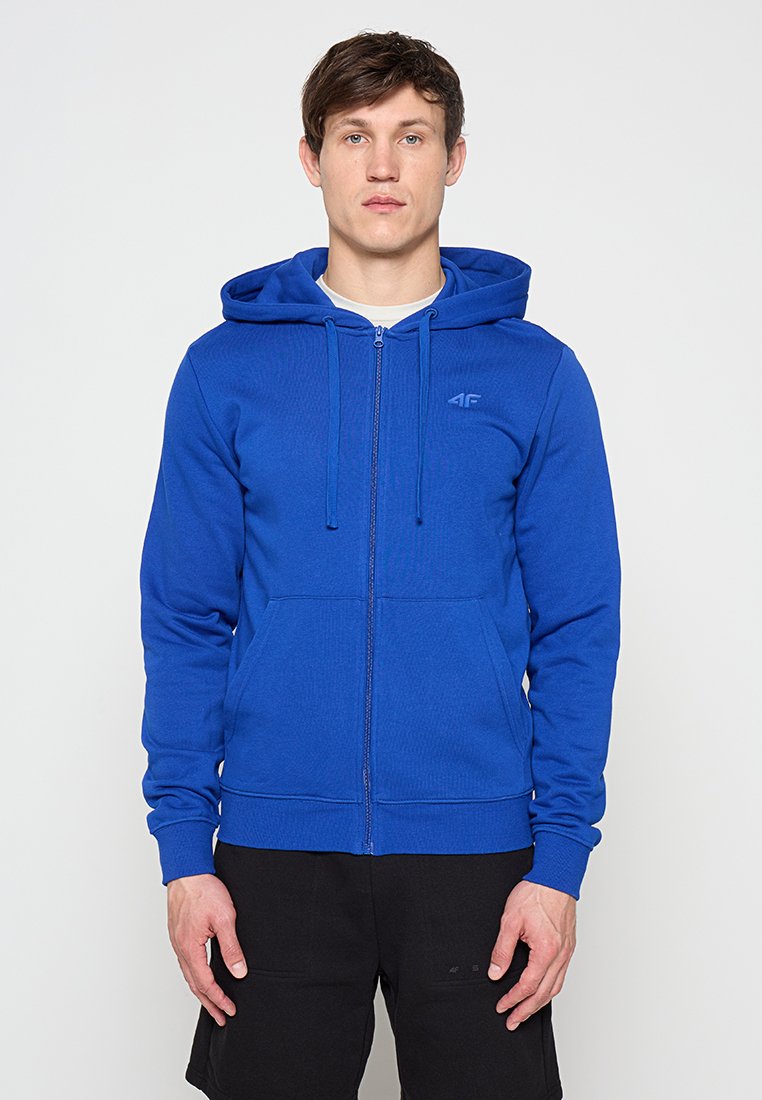 4F Sweater met rits blauw
