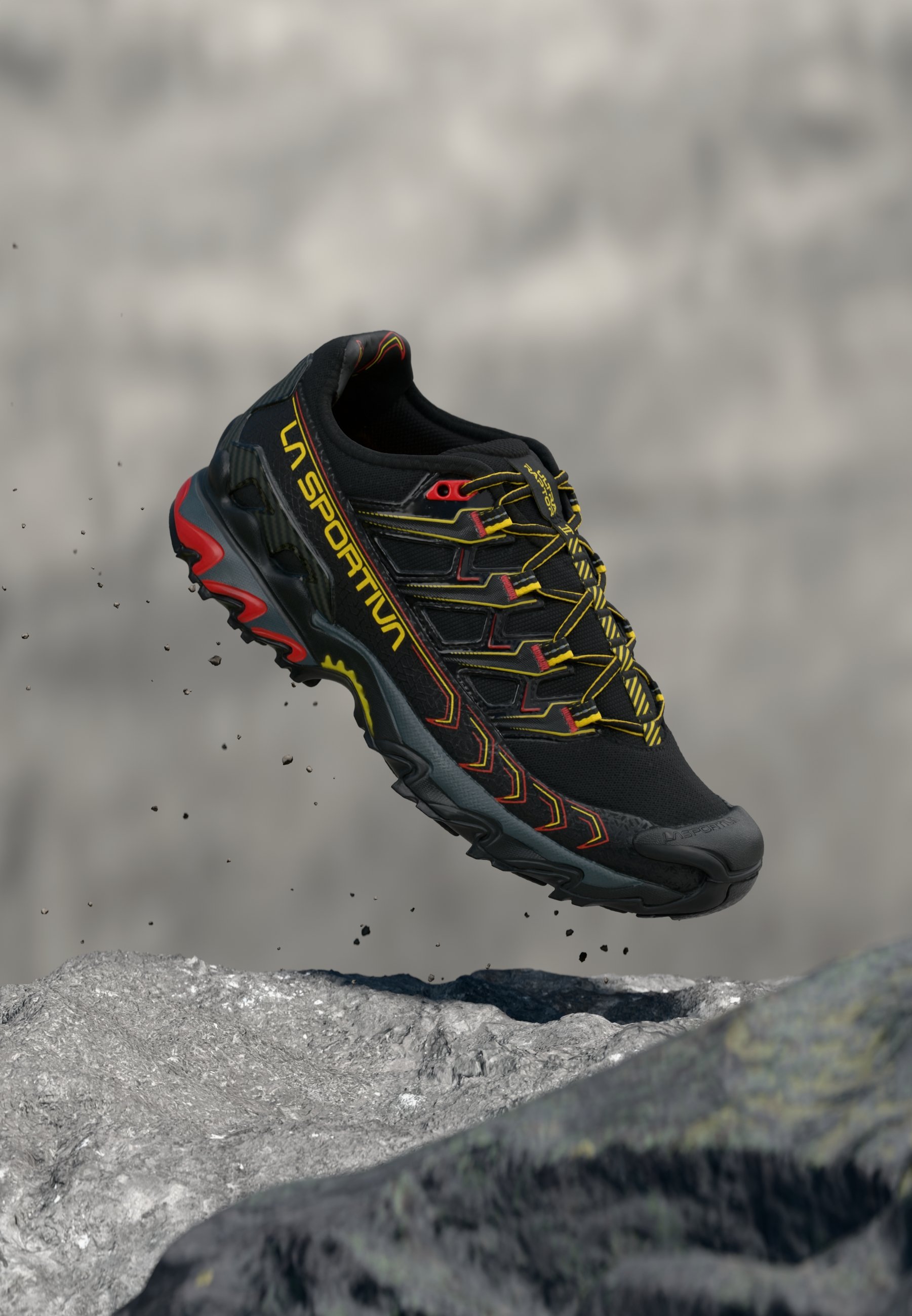 La Sportiva Black & Yellow Trail Runners with Red Accents La Sportiva PRODIGIO MAX - Trail running shoes - black  main image 3
