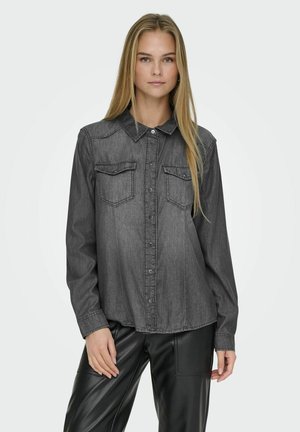 ONLY ONLALEXA SHIRT ANA - Košilová halenka - medium grey denim