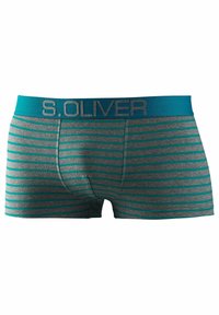 s.Oliver HIPSTER 4 PACK - Püksid - grau schwarz gestreift   grün grau gestreift   blau grau gestreift