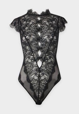 Hunkemöller, SYLVIA SS BODYSUIT - Body - caviar