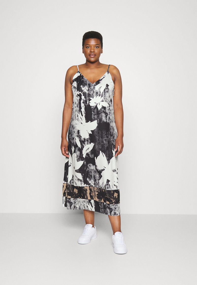 Calvin Klein INCLUSIVE PRINT DRESS Robe de soirée white/blanc