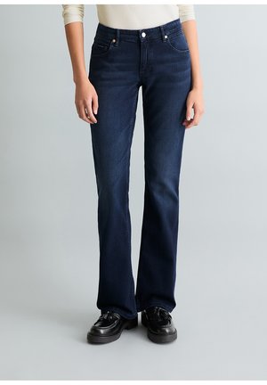 MODEL NELLA BOOTCUT AUS ORGANIC - Jean bootcut - dark blue