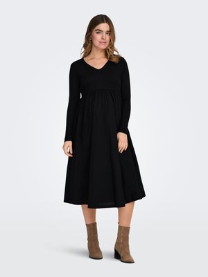 ONLY MATERNITY OLMBLOMST MIDI - Kasdienė suknelė - black