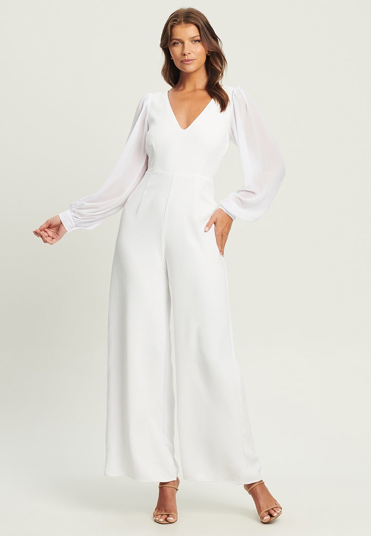 TUSSAH ELSIE Jumpsuit white/weiß Zalando.de
