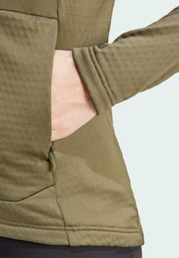Adidas Terrex MULTI FULL ZIP JACKET - Forro polar - olive strata