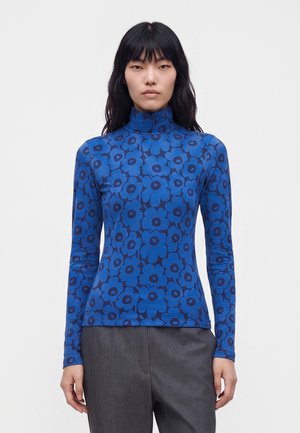 Marimekko, JÄKÄLÄ UNIKKO TURTLENECK - Блуза с дълги ръкави - blue/dark blue