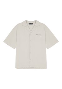LOGO SHORT SLEEVE - Chemise - warm white,black